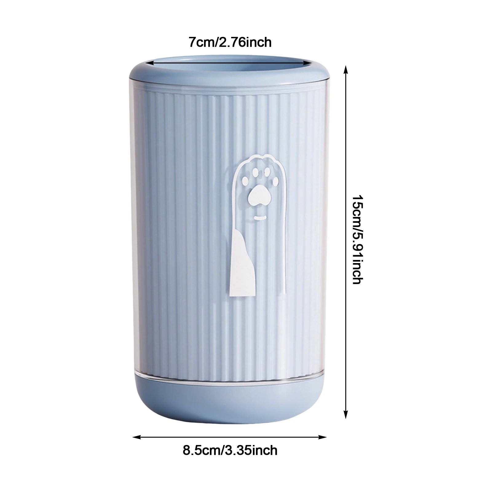 PawClean Pro — Portable Dog Paw Washer Cup with Soft Silicone Bristles